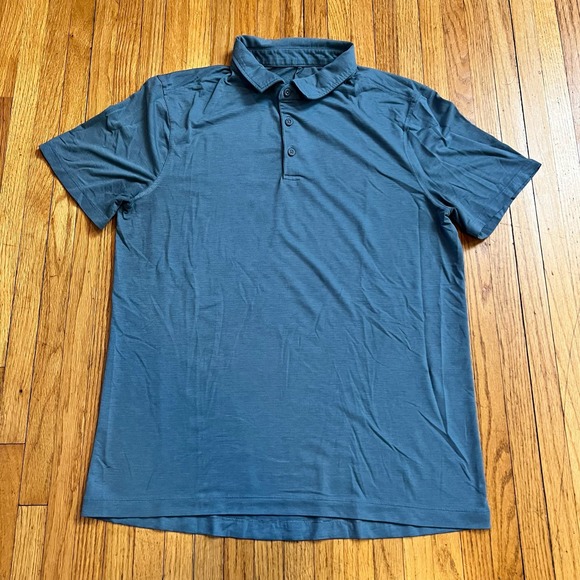 Lululemon Other - Lululemon Polo Shirt Mens Medium ? blue Performance *